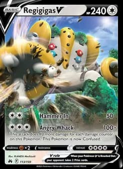 Regigigas V — Crown Zenith — Holo Rare V