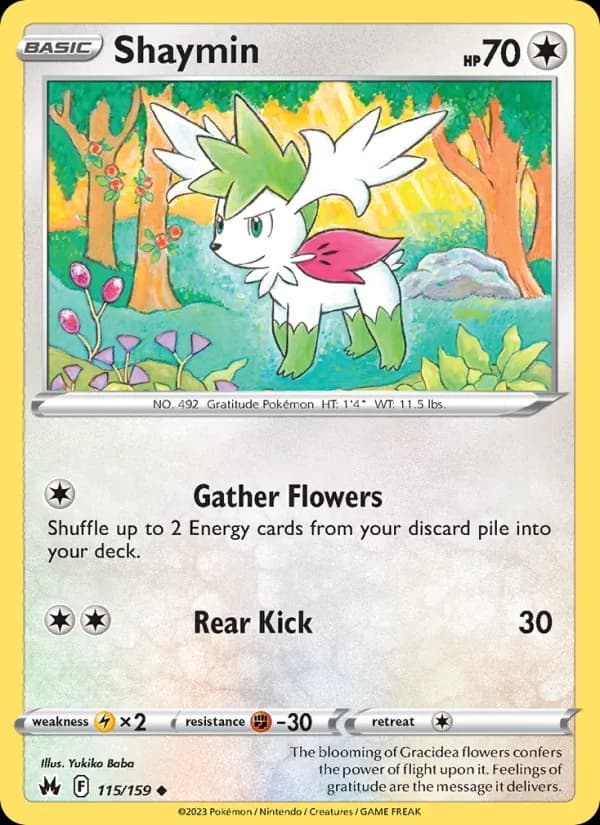 Shaymin — Crown Zenith, Uncommon