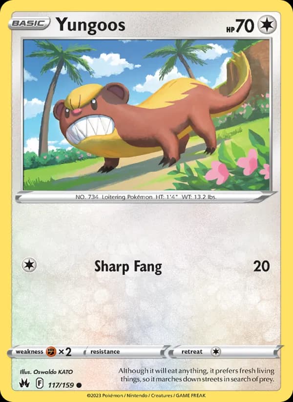 Yungoos — Crown Zenith, Common