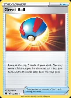 Great Ball — Crown Zenith — Uncommon