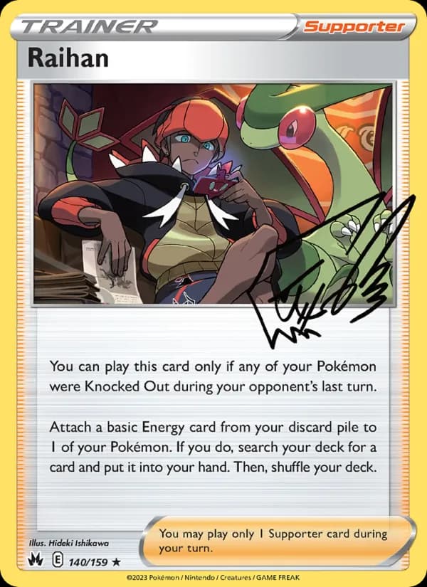 Raihan — Crown Zenith, Holo Rare