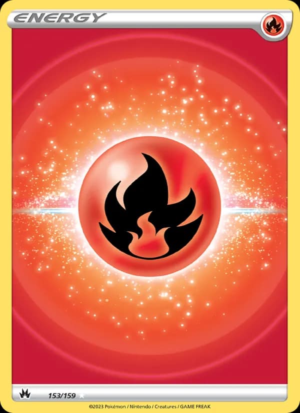 Fire Energy — Crown Zenith, Ultra Rare