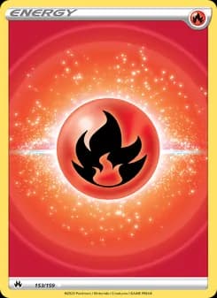 Fire Energy — Crown Zenith — Ultra Rare