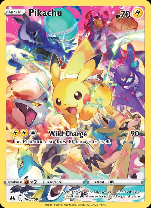 Pikachu — Crown Zenith, Secret Rare
