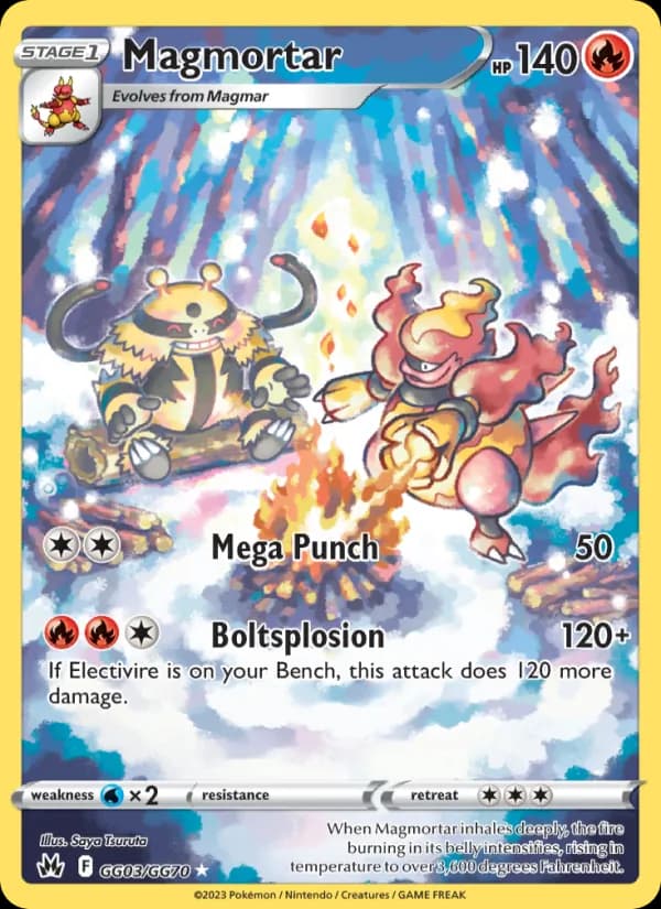 Magmortar — Crown Zenith, Rare