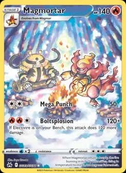 Magmortar — Crown Zenith — Rare