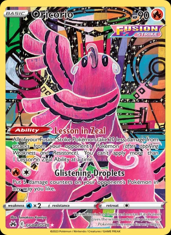 Oricorio — Crown Zenith, Rare