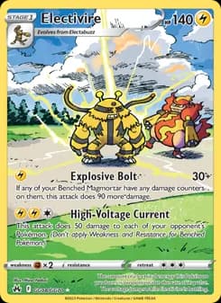 Electivire — Crown Zenith — Rare