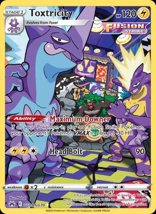 Toxtricity — Crown Zenith, Rare