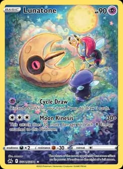 Lunatone — Crown Zenith — Rare