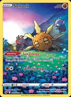 Solrock — Crown Zenith — Rare