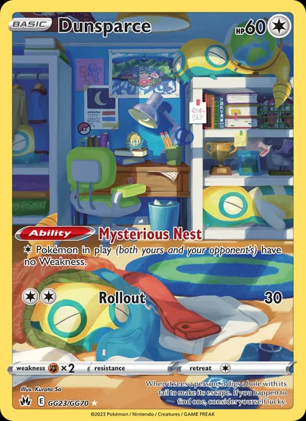 Dunsparce — Crown Zenith, Rare