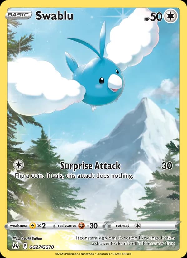 Swablu — Crown Zenith, Rare