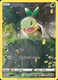 Turtwig — Crown Zenith — Rare