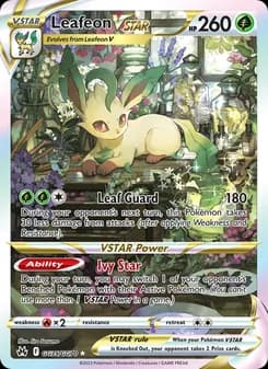 Leafeon VSTAR — Crown Zenith — Ultra Rare