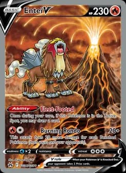 Entei V — Crown Zenith — Ultra Rare