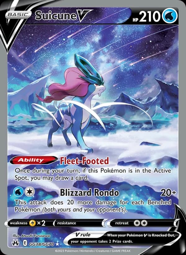 Suicune V — Crown Zenith, Ultra Rare