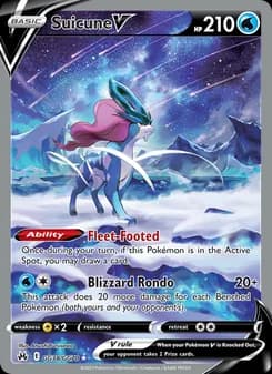 Suicune V — Crown Zenith — Ultra Rare