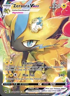 Zeraora VMAX — Crown Zenith — Ultra Rare