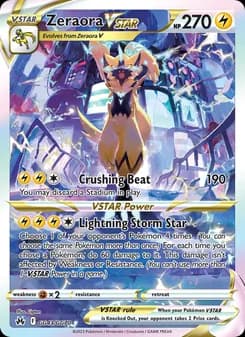 Zeraora VSTAR — Crown Zenith — Ultra Rare