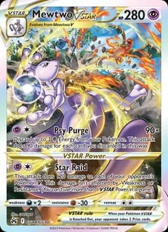 Mewtwo VSTAR — Crown Zenith — Ultra Rare