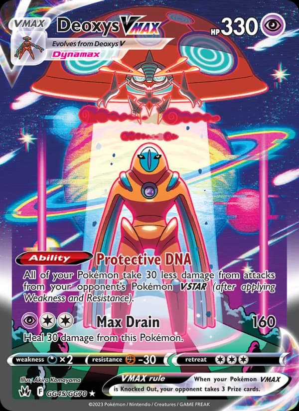 Deoxys VMAX — Crown Zenith, Ultra Rare