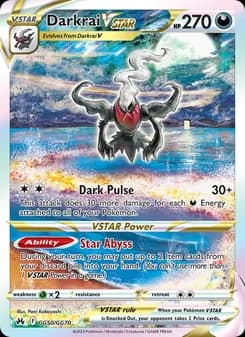 Darkrai VSTAR — Crown Zenith — Ultra Rare