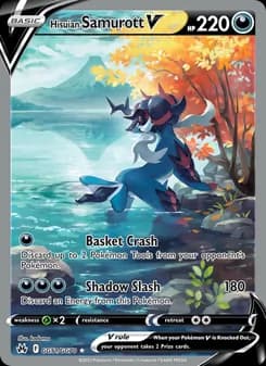 Hisuian Samurott V — Crown Zenith — Ultra Rare