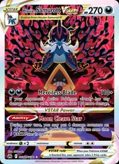 Hisuian Samurott VSTAR — Crown Zenith — Ultra Rare