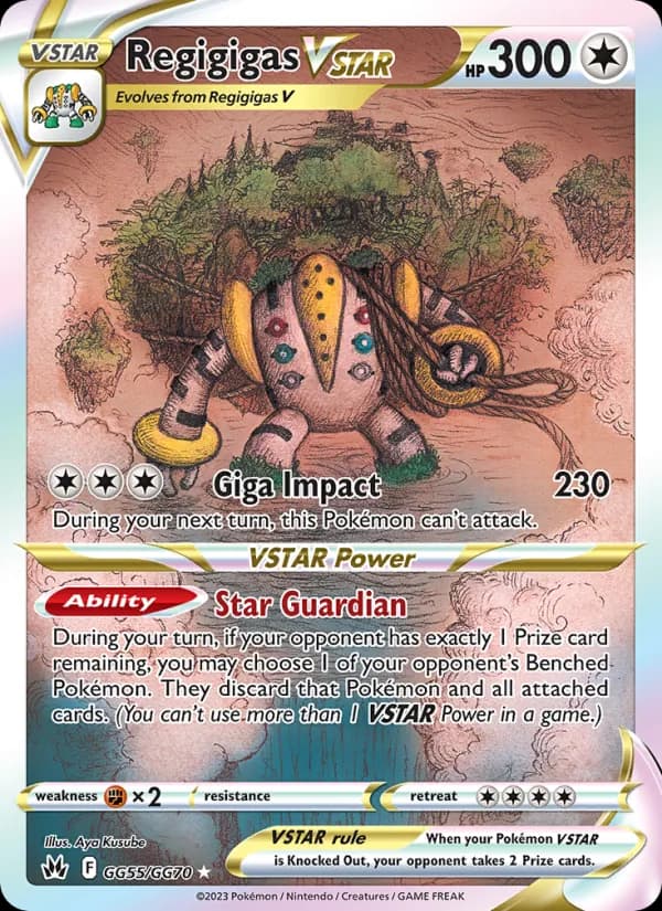 Regigigas VSTAR — Crown Zenith, Ultra Rare