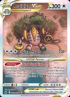 Regigigas VSTAR — Crown Zenith — Ultra Rare