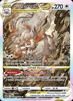 Hisuian Zoroark VSTAR — Crown Zenith — Ultra Rare