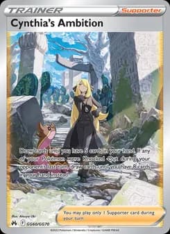 Cynthia's Ambition — Crown Zenith — Ultra Rare