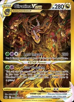 Giratina VSTAR — Crown Zenith — Secret Rare