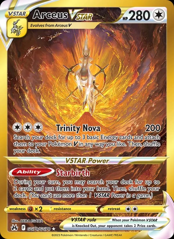 Arceus VSTAR — Crown Zenith, Secret Rare