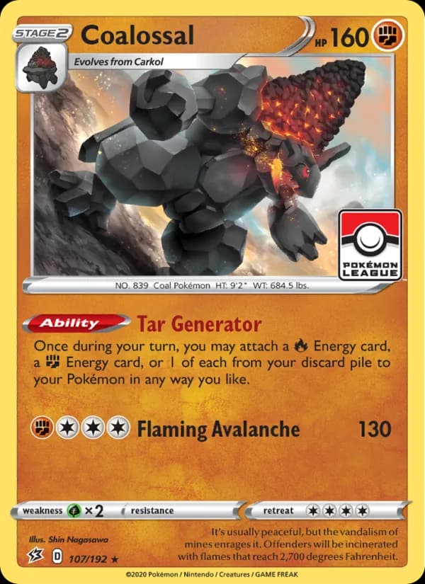 Coalossal — Rebel Clash, Holo Rare