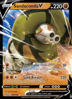 Sandaconda V — Rebel Clash — Holo Rare V