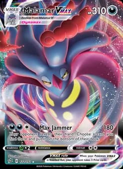Malamar VMAX — Rebel Clash — Holo Rare VMAX