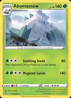 Abomasnow — Rebel Clash — Rare