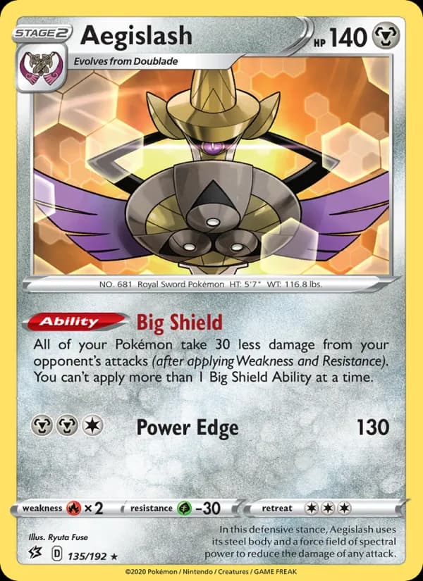 Aegislash — Rebel Clash, Rare