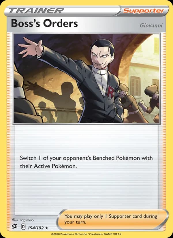 Boss's Orders (Giovanni) — Rebel Clash, Holo Rare