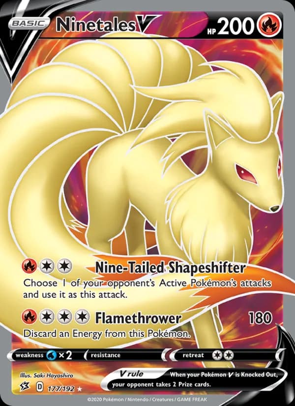 Ninetales V — Rebel Clash, Ultra Rare