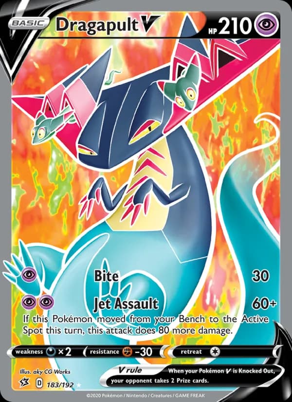 Dragapult V — Rebel Clash, Ultra Rare