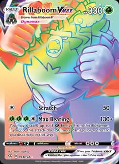 Rillaboom VMAX — Rebel Clash — Secret Rare