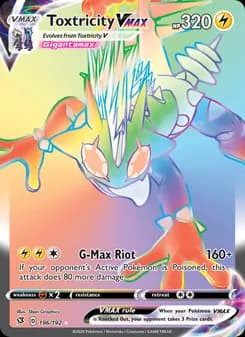 Toxtricity VMAX — Rebel Clash — Secret Rare