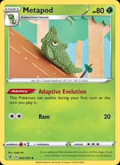 Metapod — Rebel Clash — Uncommon