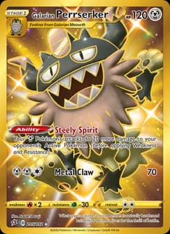 Galarian Perrserker — Rebel Clash — Secret Rare