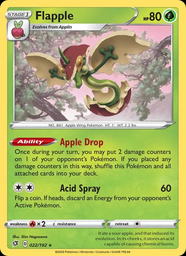 Flapple — Rebel Clash, Holo Rare
