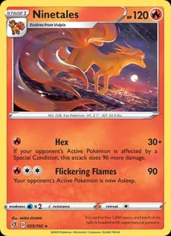Ninetales — Rebel Clash — Rare