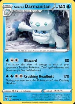 Galarian Darmanitan — Rebel Clash — Rare